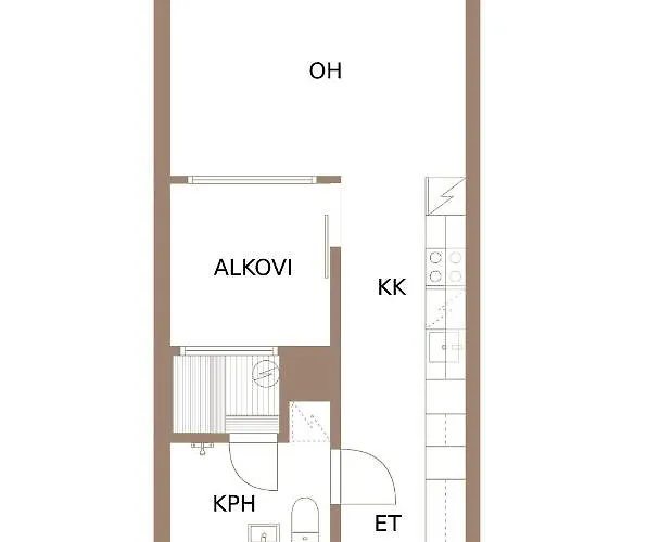 아파트 Aurinkoranta D5 Saunallinen Kaksio Merinaekymaellae